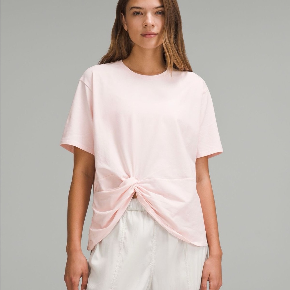 Lululemon Women's Twist-Front Short Sleeve Top - Light Pink XS